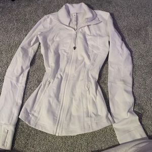 lululemon white define jacket size 0